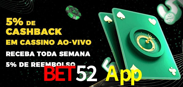 Promoções do cassino ao Vivo Bet52 App